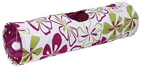 Algopix Similar Product 9 - Kerbl Cat Tunnel Flower, 25 x 90 cm
