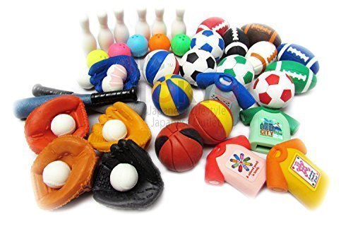Algopix Similar Product 10 - IWAKO 10 of Assorted Sports Japanese
