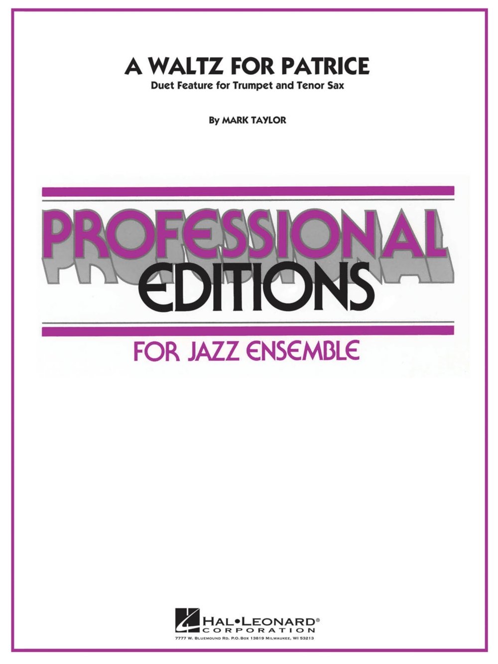 Algopix Similar Product 9 - Hal Leonard A Waltz for Patrice Duet