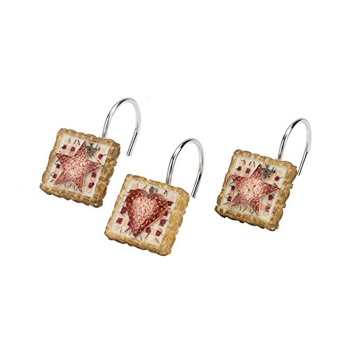 Algopix Similar Product 13 - Avanti Hearts and Stars Shower Hooks