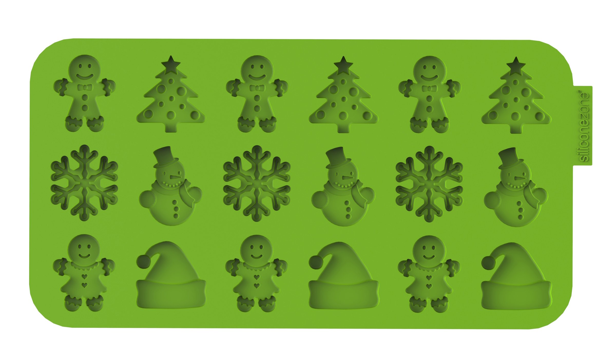 Algopix Similar Product 12 - Siliconezone Christmas Chocolate Wafer