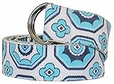 Algopix Similar Product 10 - Equine Couture Kelsey Belt Aqua Size