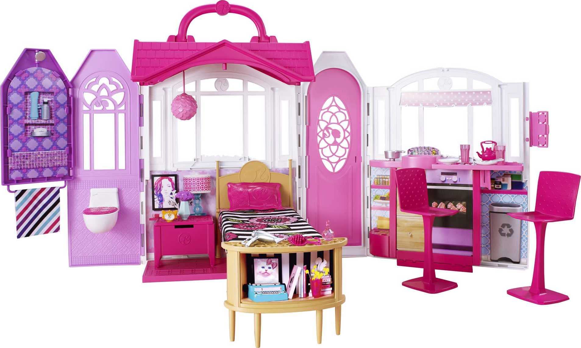 Algopix Similar Product 16 - Barbie Glam Getaway Portable Dollhouse