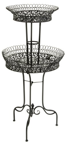 Algopix Similar Product 2 - Displays2go Wrought Iron 2Tier 17 by