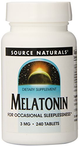 Algopix Similar Product 19 - Source Naturals Melatonin 3mg 240
