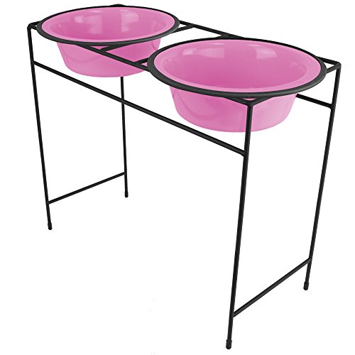 Algopix Similar Product 13 - Platinum Pets Modern Double Diner