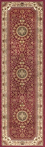 Algopix Similar Product 16 - Jayden Traditional Oriental Red Runner