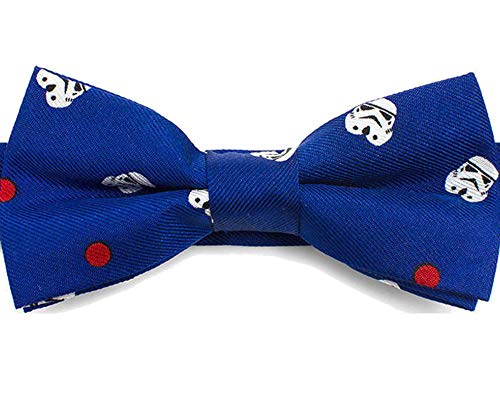 Algopix Similar Product 15 - Star Wars Blue Trooper Dot Boys Bow
