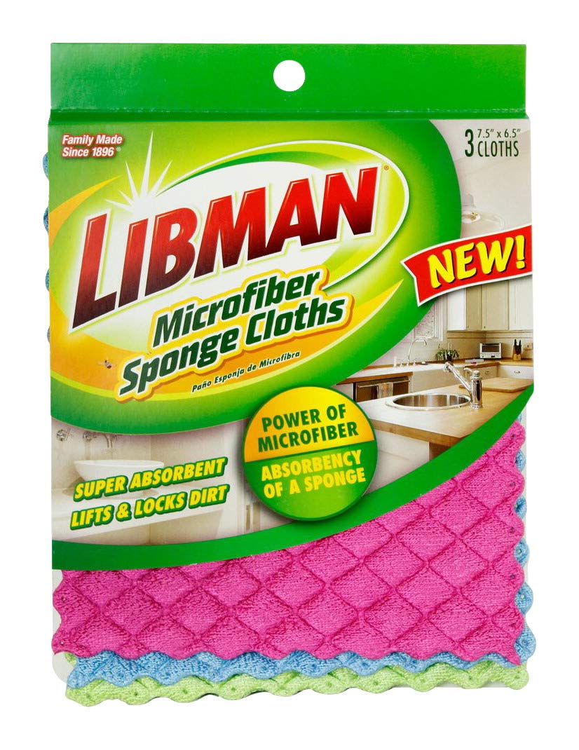 Algopix Similar Product 18 - Libman 2103 Microfiber Sponge Cloth