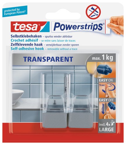 Algopix Similar Product 13 - tesa UK Powerstrips Hooks with
