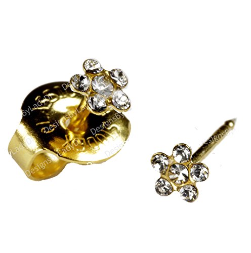 Algopix Similar Product 11 - Ear Piercing Earrings SHORT POST Baby