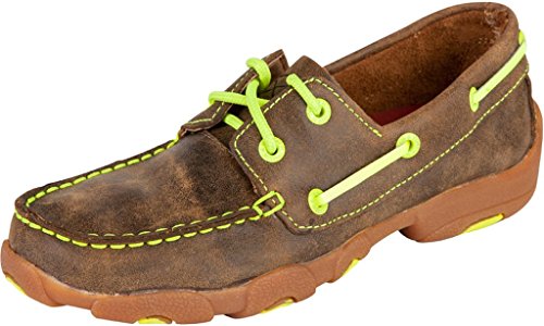 Algopix Similar Product 14 - Twisted X Kids Boat Shoe Driving Moc