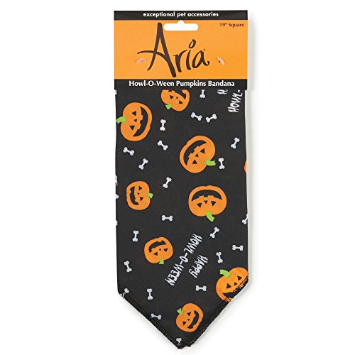 Algopix Similar Product 6 - Aria HowlOWeen Pumpkins Bandanas for