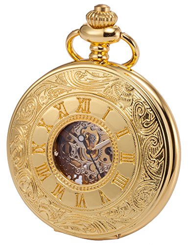 Algopix Similar Product 2 - KS Pocket Watch with Chain for Men
