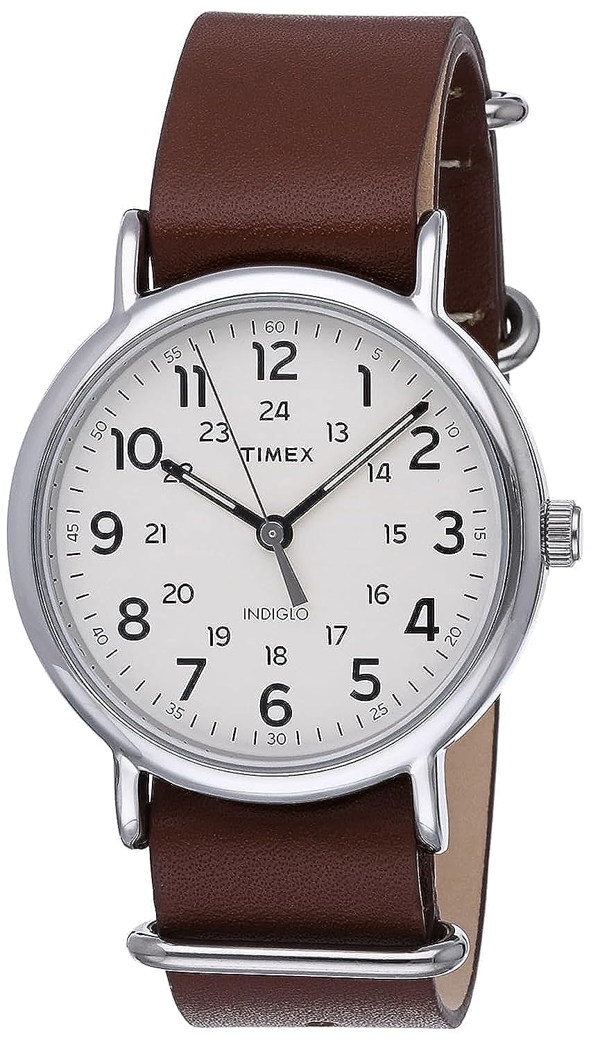 Algopix Similar Product 4 - Timex Unisex T2P495 Weekender 40 Brown