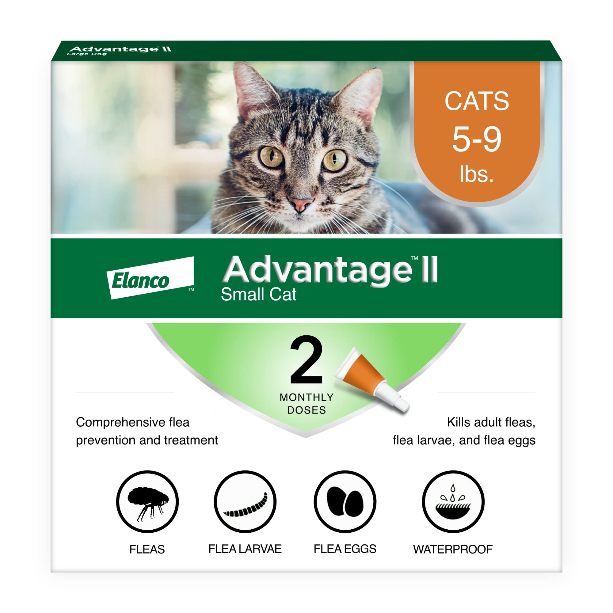Algopix Similar Product 6 - Advantage II Small Cat VetRecommended