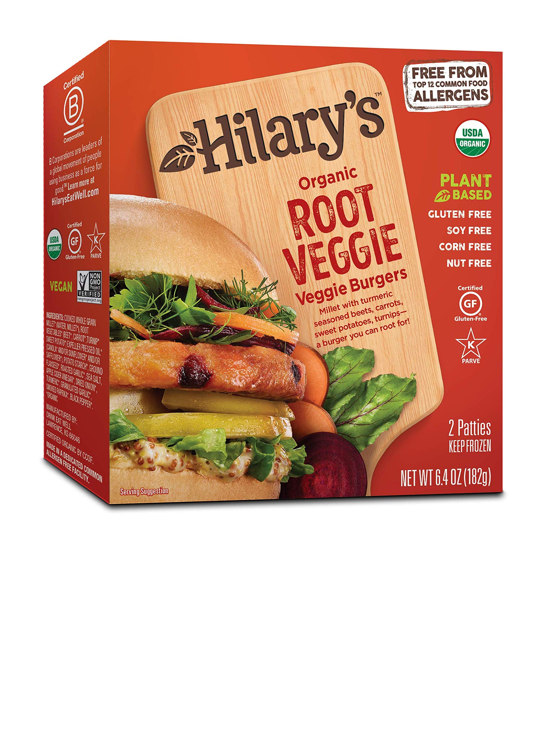 Algopix Similar Product 12 - Hilarys Eat Well Root Veggie Burger
