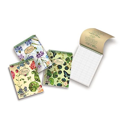 Algopix Similar Product 7 - Pigna CF6 BLOCCHI A5 SPIR NATURE FLOWER