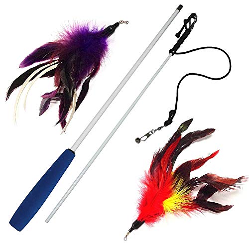 Algopix Similar Product 8 - Pet Fit For Life Cat Wand Toy 