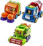 Algopix Similar Product 6 - WolVolk Set of 3 Push and Go Friction