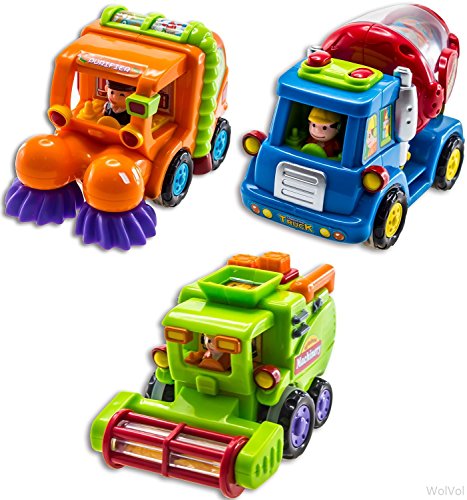 Algopix Similar Product 16 - WolVolk Set of 3 Push and Go Friction