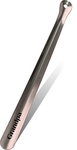 Algopix Similar Product 4 - Metal Shoe Horn 16 Inches  Made in