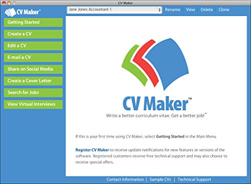 Algopix Similar Product 4 - CV Maker for Mac [Download]