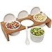 Algopix Similar Product 5 - MyGift 10 Piece Condiment Pot Serving