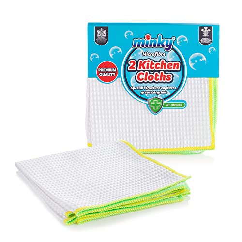 Algopix Similar Product 3 - Minky Microfibre Kitchen Cloths Pack