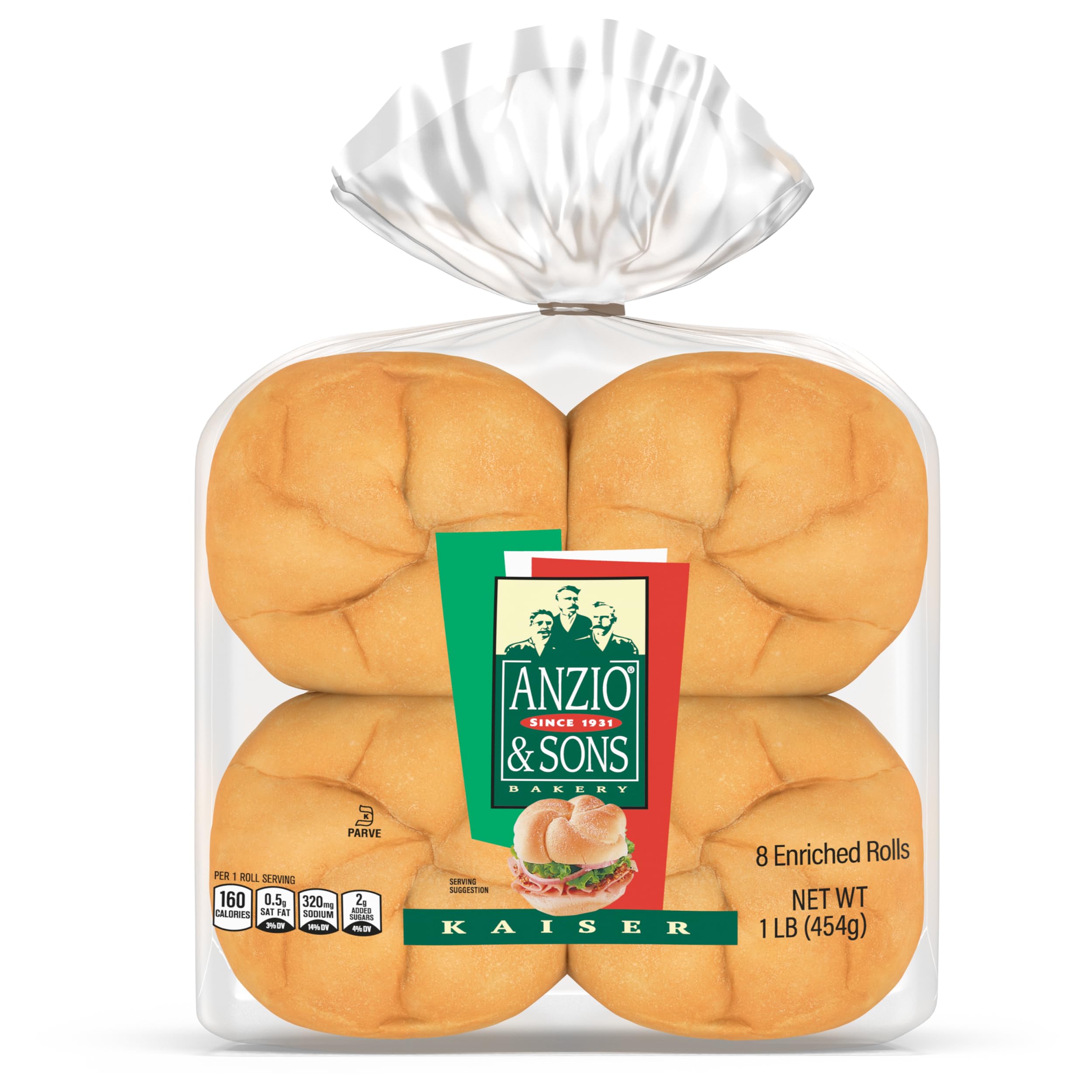 Algopix Similar Product 2 - Anzio Sons Kaiser Rolls 8 count 2