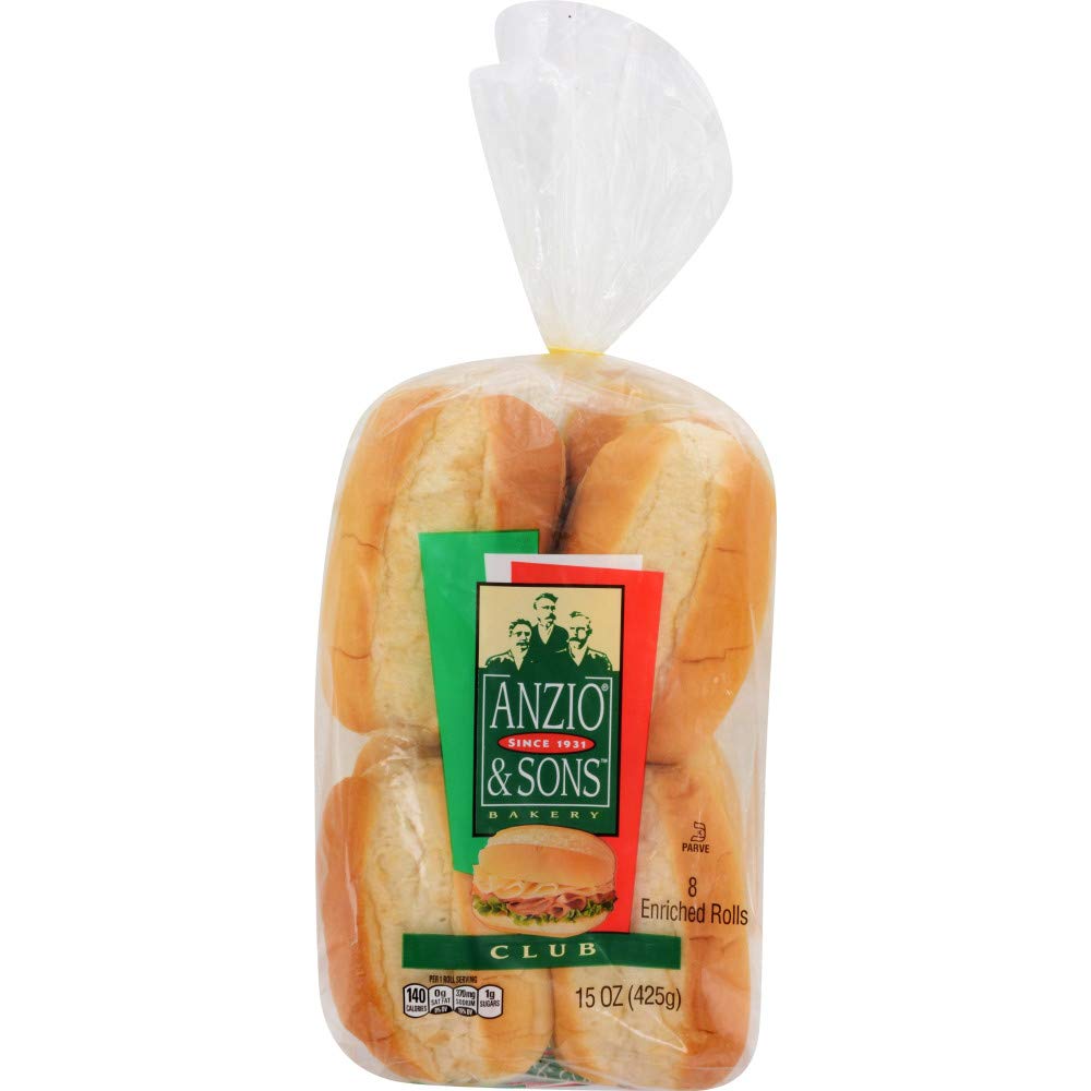 Algopix Similar Product 2 - Anzio, Plain Club Roll, 15 oz