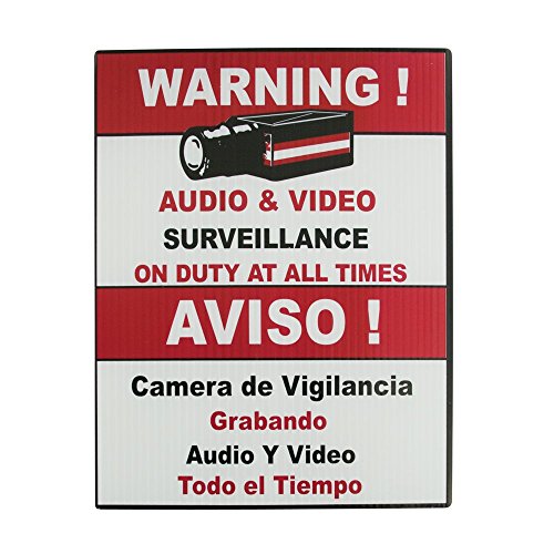 Algopix Similar Product 11 - Vonnic A1001 Surveillance Warning Sign