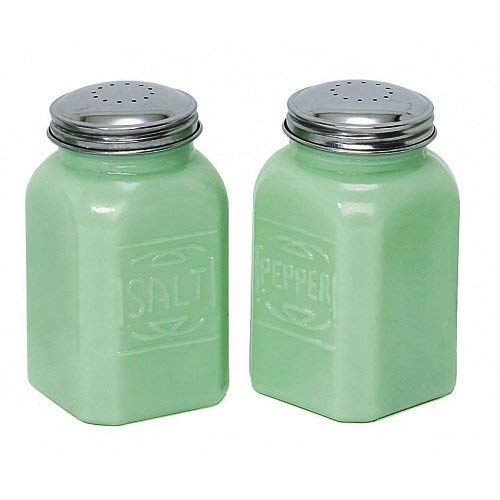 Algopix Similar Product 15 - Jade Jadeite Green 2 Pc Salt Pepper