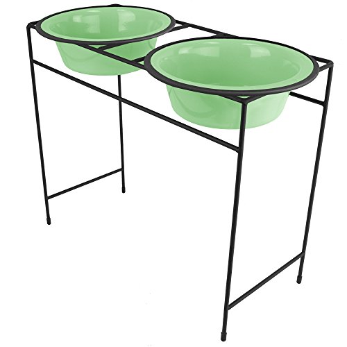 Algopix Similar Product 19 - Platinum Pets Modern Double Diner