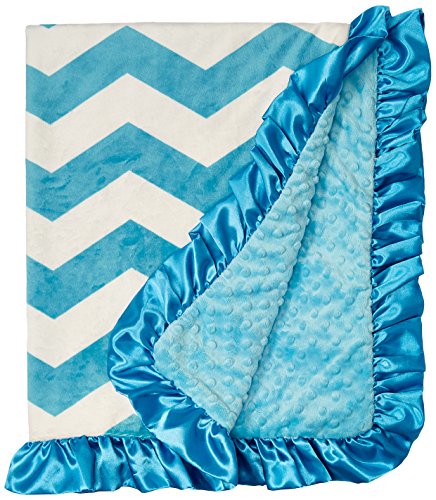 Algopix Similar Product 18 - Boy or Girl Unisex Aqua Chevron Print