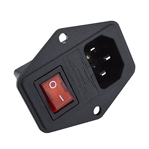 Algopix Similar Product 1 - URBEST Inlet Module Plug 5A Fuse Switch