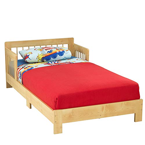 Algopix Similar Product 7 - KidKraft Wooden Toddler Bed with Side
