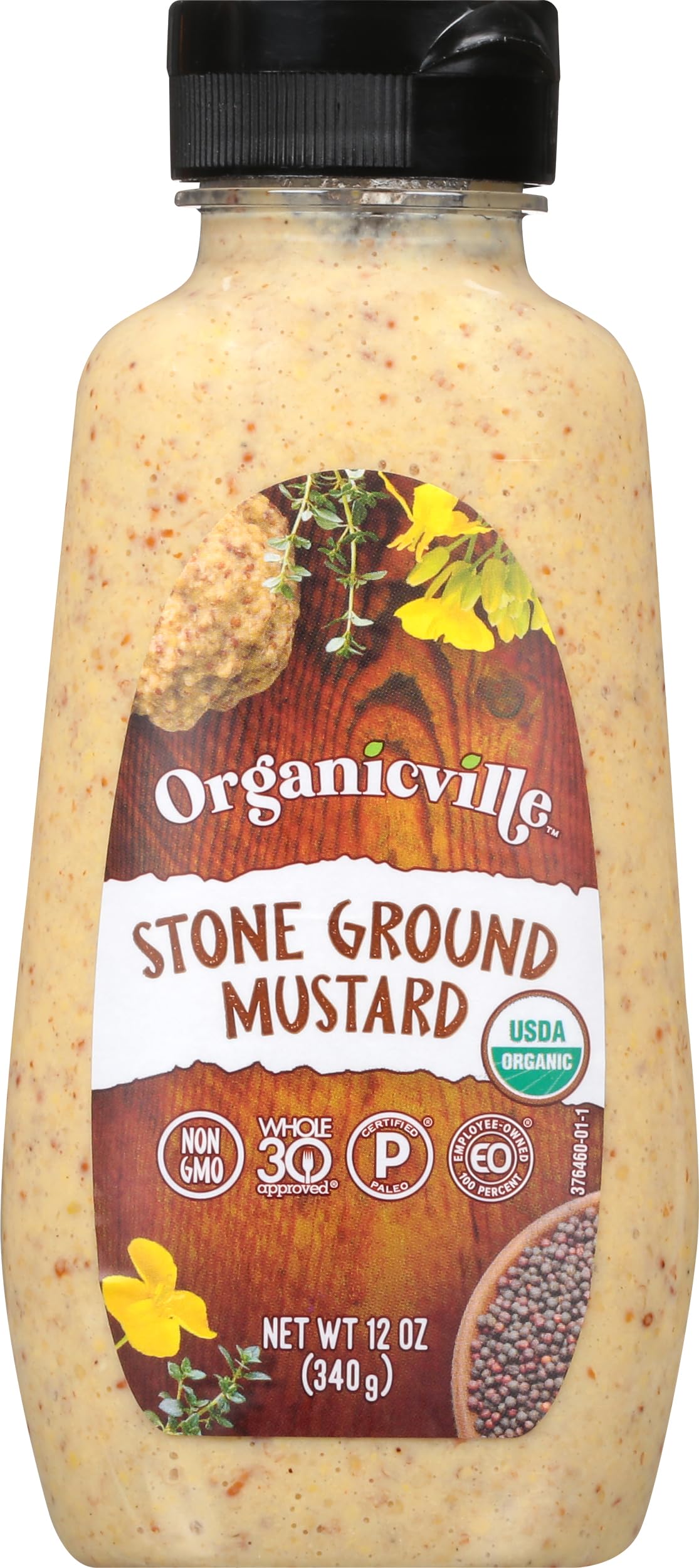 Algopix Similar Product 20 - Organicville Stone Ground Mustard 