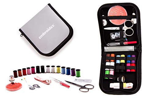 Algopix Similar Product 8 - Embroidex Sewing Kit for Home Travel 