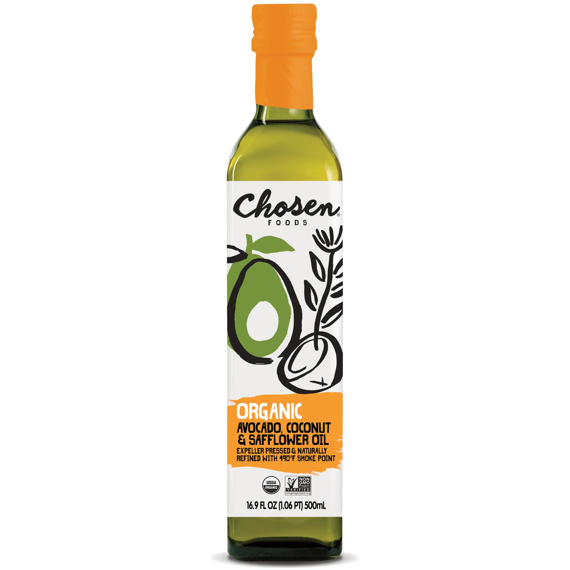 Algopix Similar Product 2 - Chosen Foods Safflower Avocado 