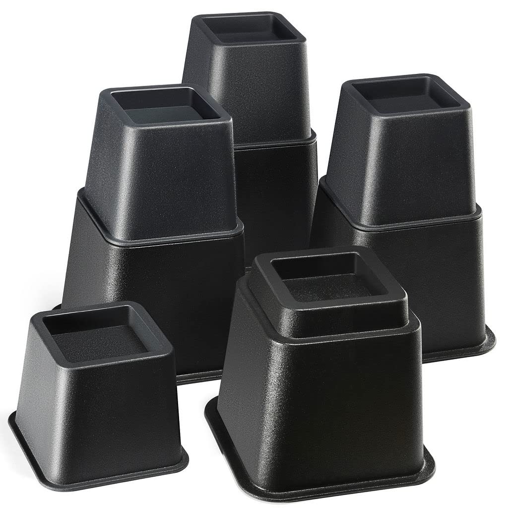 Algopix Similar Product 16 - Home It Adjustable Bed Risers 