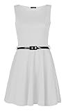 Algopix Similar Product 3 - Forever Womens Plain Sleeveless Belted