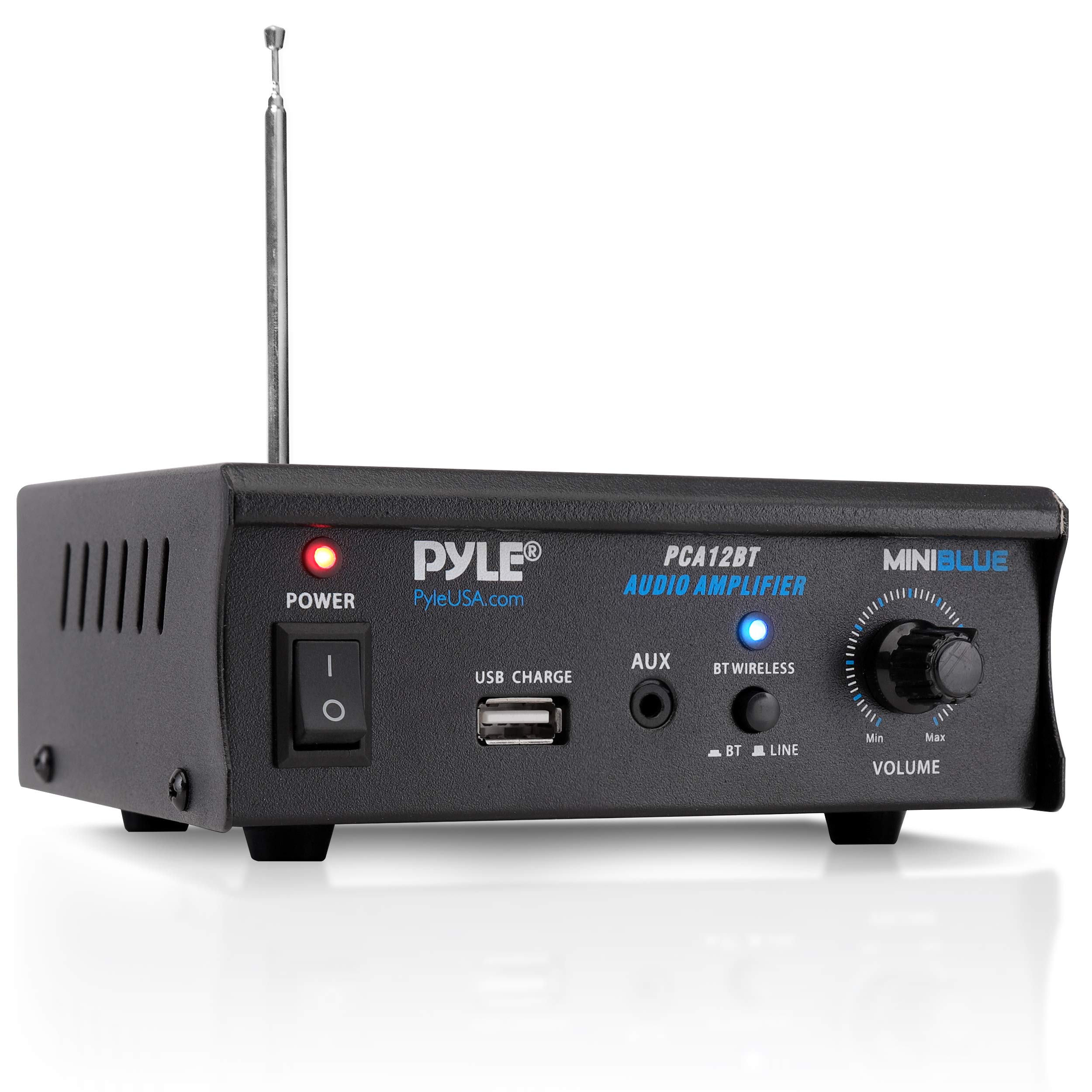 Algopix Similar Product 3 - Pyle Bluetooth Stereo Amplifier  Mini