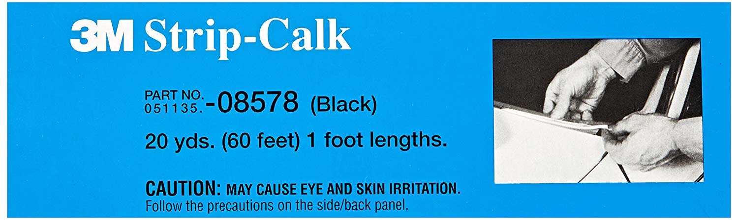 Algopix Similar Product 5 - 3MTM Strip Calk 08578 Black 601