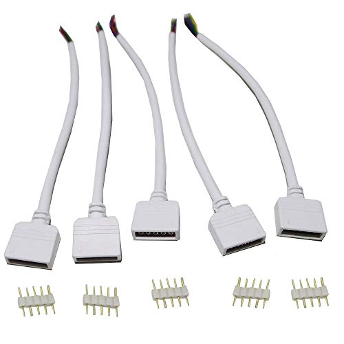 Algopix Similar Product 7 - LEDENET 5pin Male Connector Wire Cable