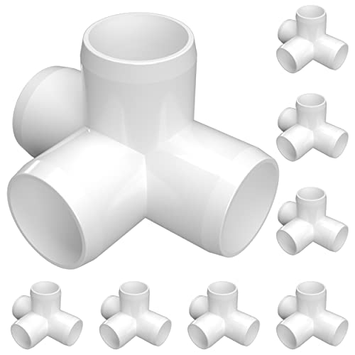 Algopix Similar Product 18 - FORMUFIT F0344WTWH8 4Way Tee PVC