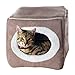 Algopix Similar Product 9 - PETMAKER Cozy Cave Enclosed Cube Pet