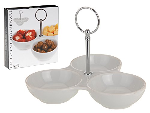 Algopix Similar Product 20 - Mazali Snackdish with Handle Porcelain