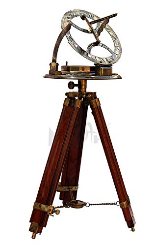 Algopix Similar Product 2 - MAH 8Antique Srtyle Tripod Sundial