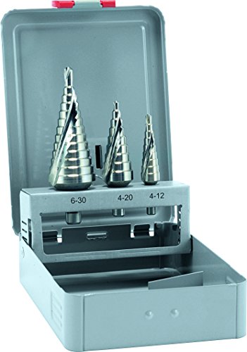 Algopix Similar Product 20 - Alpen 72200003100 HSS Step Drill Set 3